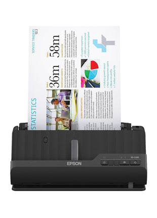 Epson Workforce ES-C220 Compact Document Scanner Duplex 20-pg ADF | 20-Page Auto Document Feeder 30 ppm/60 ipm Speed Portable Scanner for PC and Mac