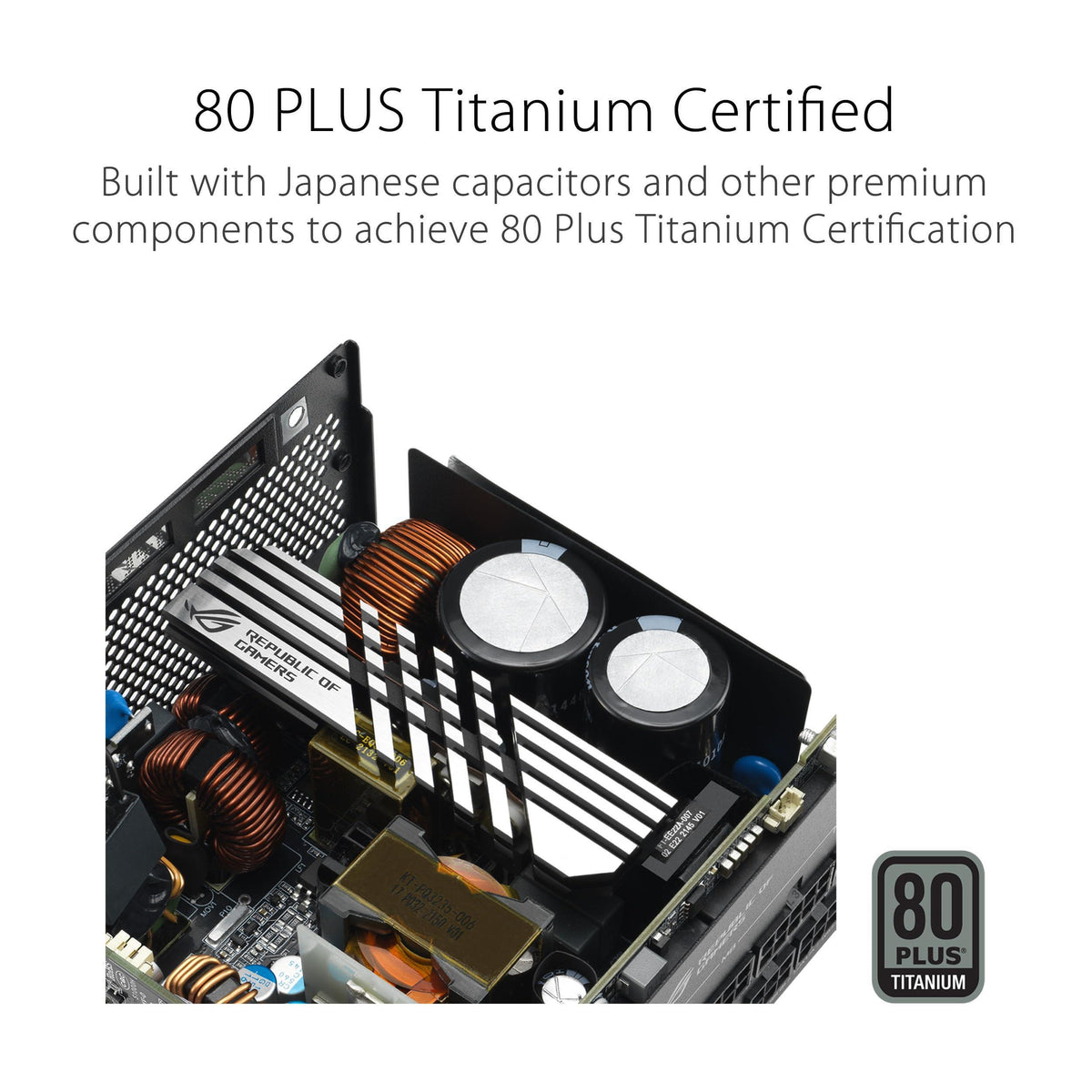 ASUS ROG Loki SFX-L 1200W Titanium PSU (Fully Modular Power Supply, 80+ Titanium, 120mm PWM ARGB Fan, Aura Sync, ATX 3.0 Compatible, PCIe 5.0 Ready, 10 Year Warranty)