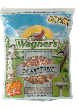 Wagner's 62067 Deluxe Treat Blend Wild Bird Food, 4 Pound (Pack of 1)