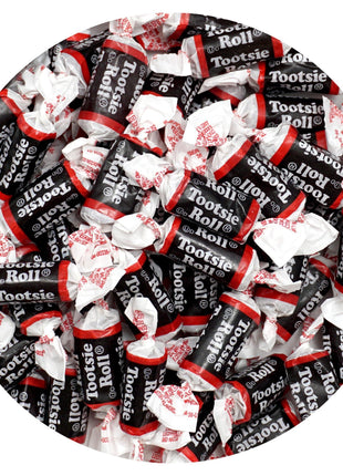 Tootsie Roll Midgees, 1lb Bulk Bag (Approx. 70 Pieces), Mini Chewy Candies, Individually Wrapped Bulk Candy, Chocolate Candies, The Hampton Popcorn & Candy Company