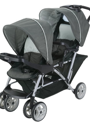 Graco® DuoGlider Double Stroller | Lightweight Double Stroller with Tandem Seating Glacier