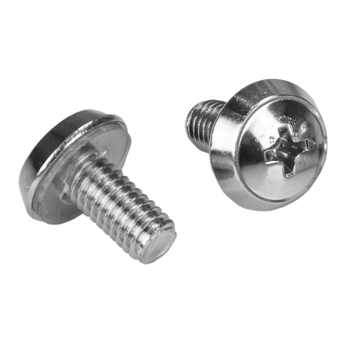 StarTech.com Rack Screws – 20 Pack – Installation Tool – 12 mm M6 Screws – M6 Nuts – Cabinet Mounting Screws and Cage Nuts , TAA (CABSCRWM620)