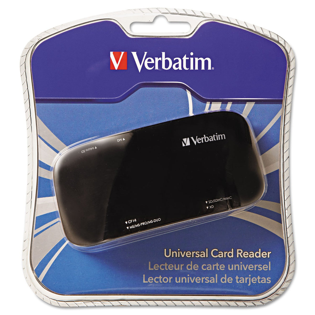 Verbatim Universal Card Reader, USB 2.0 - Black