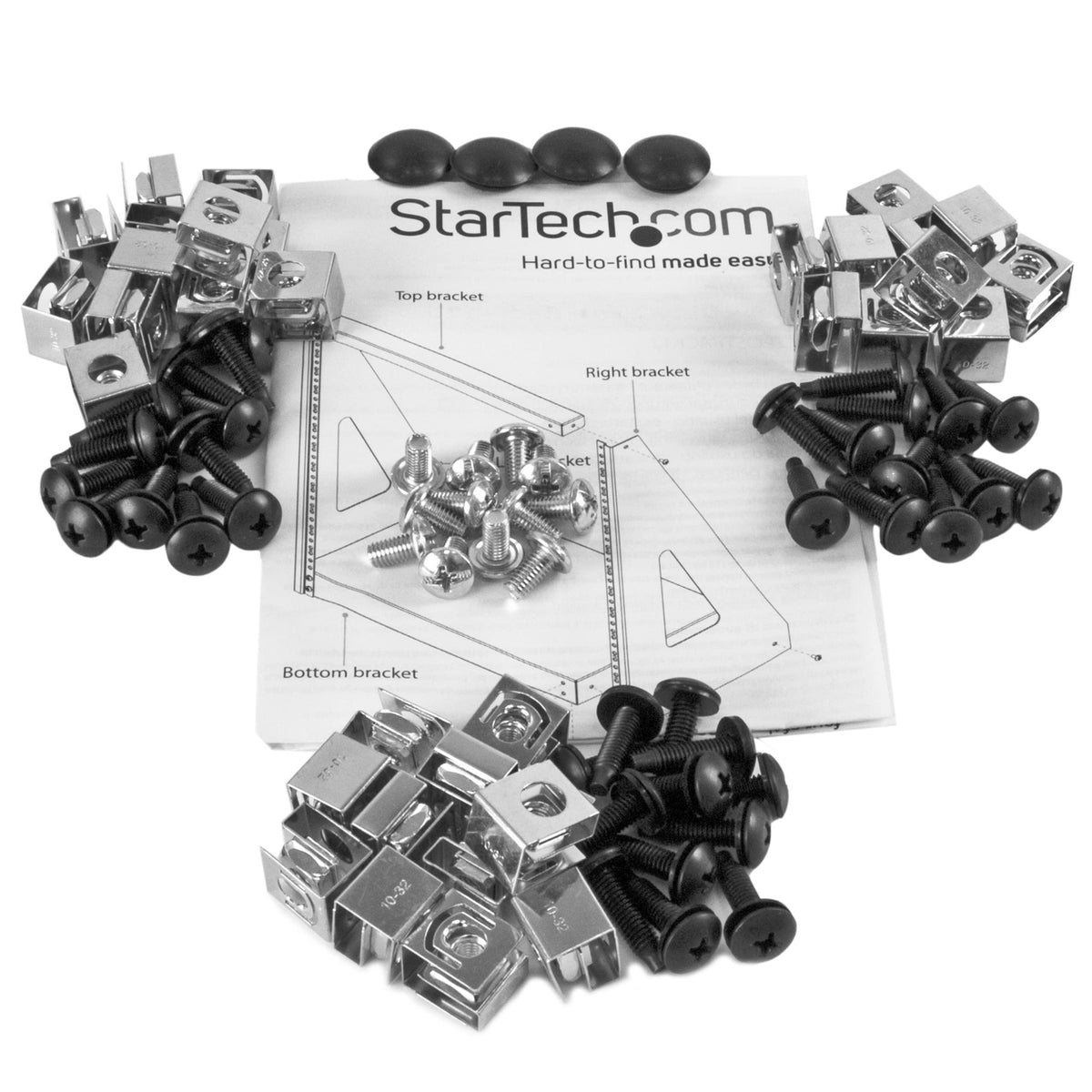 StarTech.com 2-Post 12U Heavy-Duty Desktop Server Rack, Small Open Frame 19in Computer Rack, Compact Network Rack for AV / Studio / Data / IT Equipment, Two-Post Home/Office Rack, TAA (2POSTRACK12)