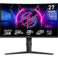 MSI MPG 275CQRXF 27-inch 2560 x 1440 (QHD) Computer Monitor, 240Hz, Adaptive-Sync, HDR Ready, HDMI, VGA Port, Display Port,VESA Mountable, Tilt, Speaker, 0.5ms, Black