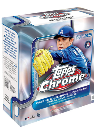 2025 Topps Chrome Baseball - Factory Sealed - Mega Box