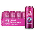 Sparkling Ice Caffeine Black Raspberry Sparkling Water with Caffeine, Zero Sugar, with Antioxidants and Vitamins,16 fl oz Cans (Pack Of 12)