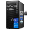 Dell OptiPlex 7020 Desktop Computers, 7000 Tower PC, Intel 6-Core i5-12500 (Beat i7-11700), 32GB DDR5 RAM, 1TB PCIe SSD, DVDRW, WiFi Adapter, RJ-45, HDMI, DisplayPort, KB and Mouse, Windows 11 Pro