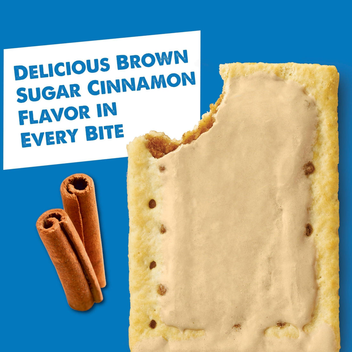 Pop-Tarts Breakfast Toaster Pastries, Frosted Brown Sugar Cinnamon, Family Pack (32 Count)