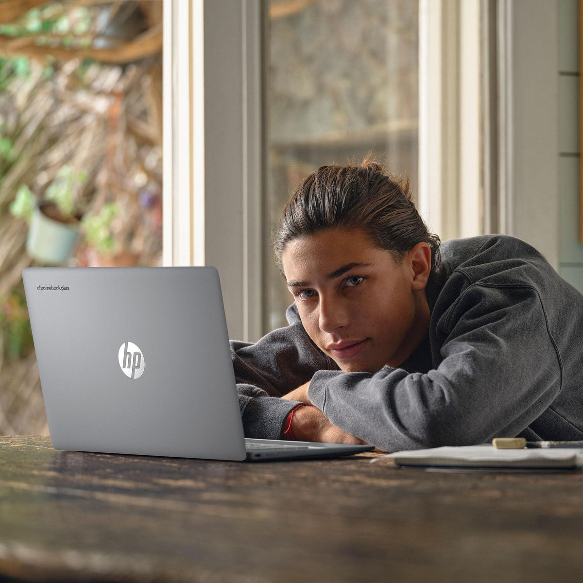 HP Chromebook Plus 14 inch Laptop, FHD Display, Intel Core i3-N305, 8 GB RAM, 128 GB UFS, Intel UHD Graphics, Chrome OS 14a-nf0050nr (2024)
