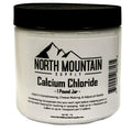 North Mountain Supply Food Grade Calcium Chloride Powder - Pure Original Ingredients, and GMO Free - Used for Homebrewing, Cheese Making, and More - 1 Pound Jar