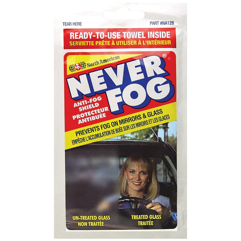 Blue Magic NA128 Never Fog Towelette - Single Pack