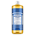 Dr. Bronner's Pure-Castile Magic Liquid Soap - Made with Regenerative Organic Certified Oils- 18-in-1 Uses for Face, Body, Hand, Hair, Laundry & More- Vegan, Non-GMO- Body Wash- Peppermint,32oz