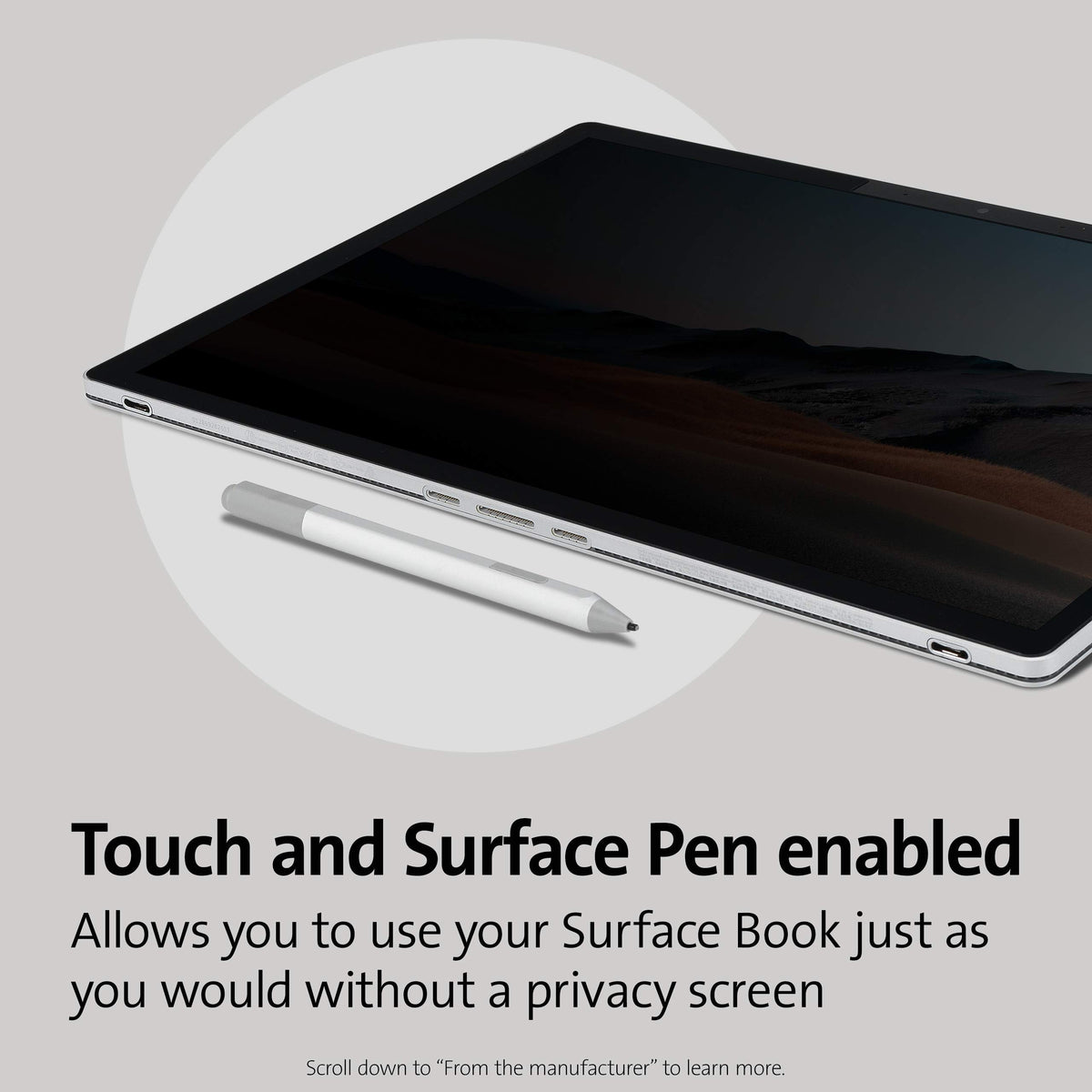 Kensington SA15 Privacy Screen for Surface Book 2/3 15" (K55522WW)