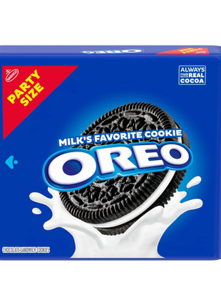 OREO Chocolate Sandwich Cookies, Party Size, 24.16 oz