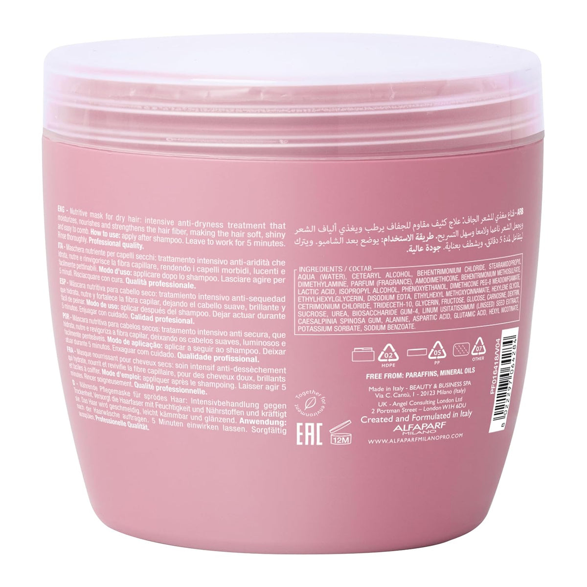 Alfaparf Semi Di Lino Moisture Nutritive Low Mask 500 Ml