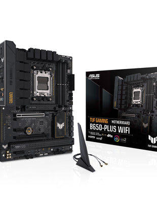 ASUS TUF Gaming B650-PLUS WiFi AMD B650 AM5 RyzenTM Desktop 9000 8000 and 7000 ATX Motherboard, 14 Power Stages, PCIe® 5.0 M.2, DDR5 Memory, WiFi 6 and 2.5 Gb Ethernet, USB4® Support Aura Sync