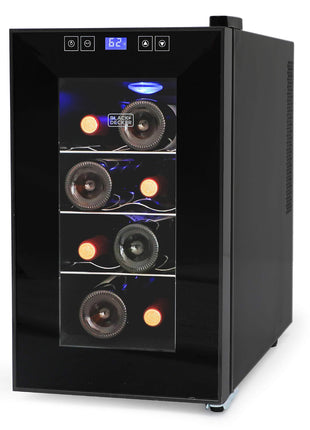 BLACK+DECKER BD60026 Wine Cellar with LED Display (8-Bottle Capacity)