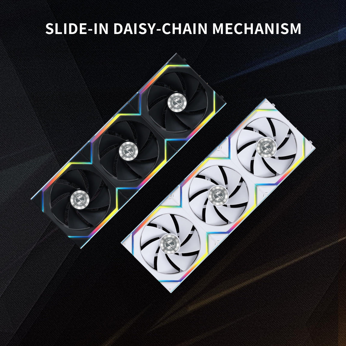Lian Li UNI Fan SL Wireless (Reverse Blade) 120mm ARGB Fan - Single Pack - 2.4 GHz Wireless Signal for RGB & Fan Control - Daisy-Chain Design - Controller NOT Included & Required - White (12RSL1W1W)