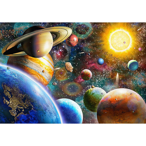 Jigsaw Puzzles 1000 Pieces for Adults(Ages 14+, Families (Space Traveler, Solar System) Pieces Fit Together Perfectly