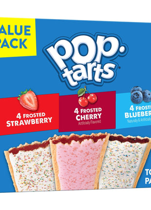 Pop Tarts Toaster Pastries, Breakfast Foods, Kids Snacks, Variety Pack, 20.3oz Box (12 Count)