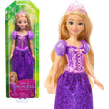 Mattel Disney Princess Toys, Rapunzel Fashion Doll, Sparkling Look with Blonde Hair, Blue Eyes & Tiara Accessory, Inspired by the Movie Tangled