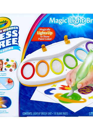 Crayola Color Wonder Magic Light Brush, Mess Free Painting Station for Kids, Toddler Toys & Activities, Holiday & Christmas Gifts for Kids, Ages 3+