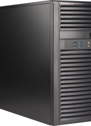 Supermicro 252467 Cs Cse-732d4-668b Mid-tower 2x5.25external 4x3.5internal Black