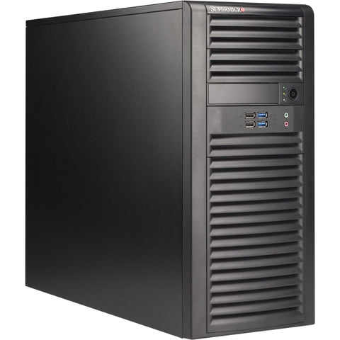 Supermicro 252467 Cs Cse-732d4-668b Mid-tower 2x5.25external 4x3.5internal Black