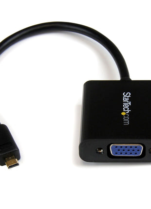 StarTech.com Micro HDMI® to VGA Adapter Converter for Smartphones / Ultrabook / Tablet - 1920x1080 - Micro HDMI Male to VGA Female (MCHD2VGAE2)