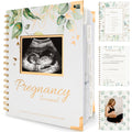 Pregnancy Journal for First Time Moms Gifts - 90 Pages Hardcover Pregnancy Memory Book, Beautiful & Cute Baby Book Keepsake, Ultrasound Baby Scrapbook, Mom To Be Gift (Alpine)