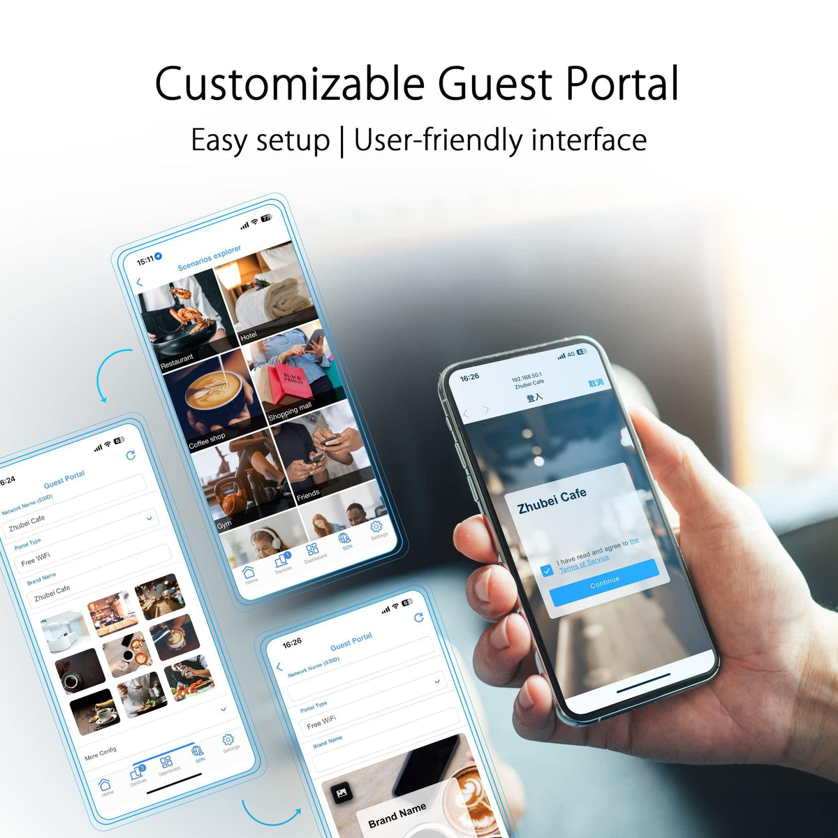 ASUS ExpertWiFi EBM68 AX7800 Tri-Band Business Mesh WiFi 6 System (1 Pack) - Custom Guest Portal & SDN, Easy Setup & Remote Management, Free Commercial-Grade Network Security & VPN, VLAN, Backup WAN