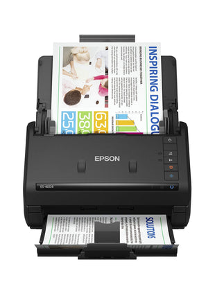 Epson Workforce ES-400 II High-Speed Color Duplex Desktop Document Scanner | For Computers including PC and Mac with Auto Document Feeder and Image Adjustment Tools