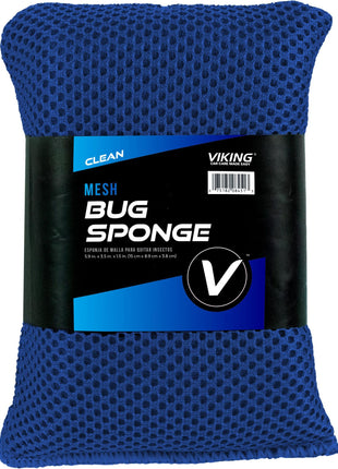 VIKING Mesh Bug Sponge, Car Wash Sponge for Cleaning Bugs and Tar, Colors Vary, 4 inch by 6 inch, 1 Pack