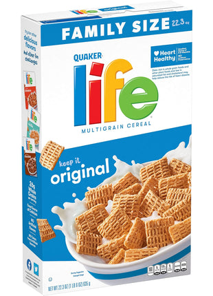 Quaker Life Original Cereal, 22.3OZ Box