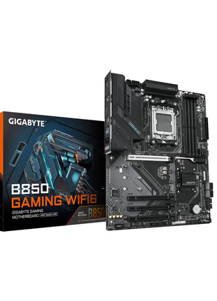 GIGABYTE B850 Gaming WIFI6 AMD AM5 ATX Motherboard, Support AMD Ryzen 9000/8000/7000 Series, DDR5, 6+2+2 Power Phase, 3X M.2, PCIe 5.0, USB-C, WIFI6, GbE LAN, EZ-Latch, 5-Year Warranty