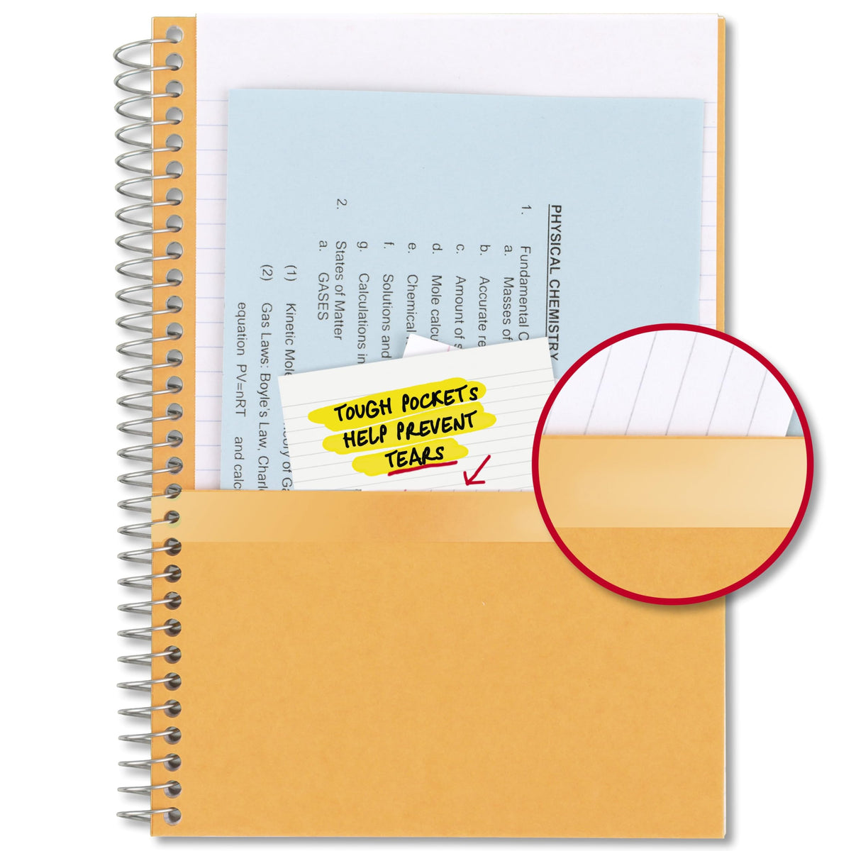 Five Star Spiral Notebook, 2 Subject, College Ruled Paper, 6" x 9-1/2", 80 Sheets, Fights Ink Bleed, Water Resistant Cover, Tidewater Blue (840029CG1-ECM)