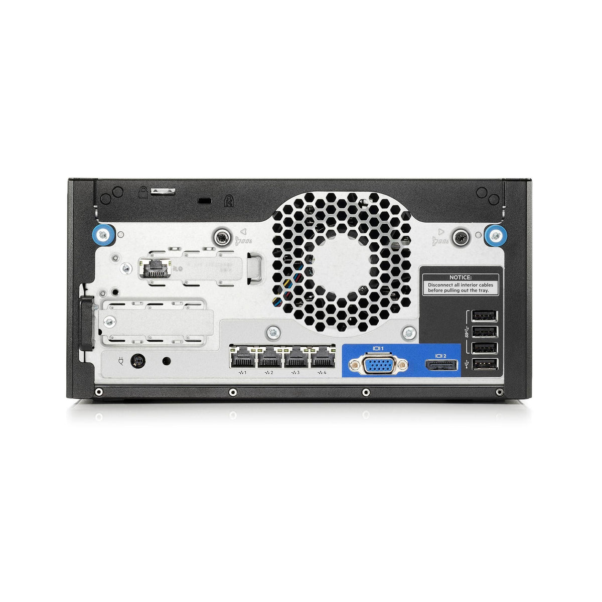 Hewlett Packard Enterprise ProLiant MicroServer Gen10 Plus v2 Tower Server w/one Intel Xeon E2314 Processor, 4‑core 1P 16GB‑U VROC 4LFF‑NHP 180W External PS (HPE Smart Choice P69101-005)
