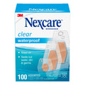 Nexcare Clear Waterproof Bandages: Assorted Sizes / 100-Pack (Clear)