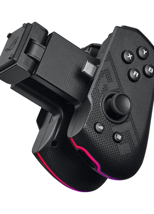 ASUS ROG Tessen Mobile Gaming Controller Android Phones ONLY, Foldable, Compact, Wired USB-C, Programmable, Fast Charging, RGB for Call of Duty: Warzone Mobile, Minecraft, Roblox, 350+ Games