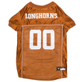 Pets First NCAA College Texas Longhorns Mesh Jersey for DOGS & CATS, Medium. Licensed Dog Jersey with your Favorite Football/Basketball College Team