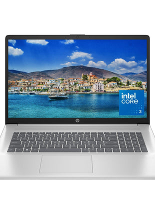 HP 17.3 inch Laptop, HD+ Display, Intel Core 3 100U, 8 GB RAM, 256 GB SSD, Intel Graphics, Windows 11 Home, 17-cn4010nr (2024)