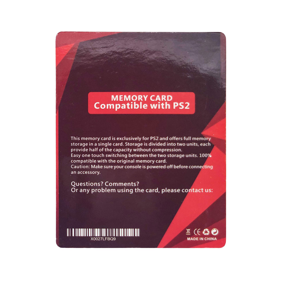 Suncala 256MB Memory Card for PlayStation 2, High Speed Memory Card for Sony PS2-1 Pack