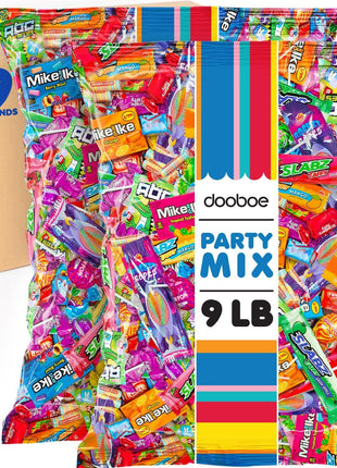 Bulk Candy Mix - Candy Variety Pack - Assorted Classic Candy - Individually Wrapped Candies - Fun Size Candy Assortment (9 Pounds)