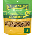 Nature Valley Crunchy Granola, Oats and Honey Granola, Resealable Snack Pouch, 16 oz