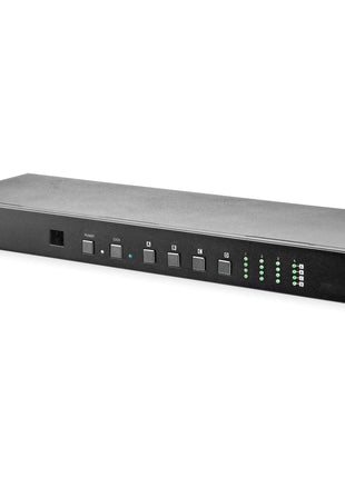 StarTech.com 4x4 HDMI Matrix Switch with Audio and Ethernet Control - 4K 60Hz Video - Rack Mount HDMI 2.0 Splitter with Remote, TAA (VS424HD4K60)