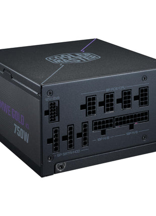 Cooler Master MWE Gold 750 V3 Power Supply, PCIe 5.1 Ready | Certification Cybenetics Platinum & Noise A, 80 PLUS Gold, 750W, ATX 3.1, 12V-2x6 Cable, Zero-RPM Silent Mode, Fully Modular