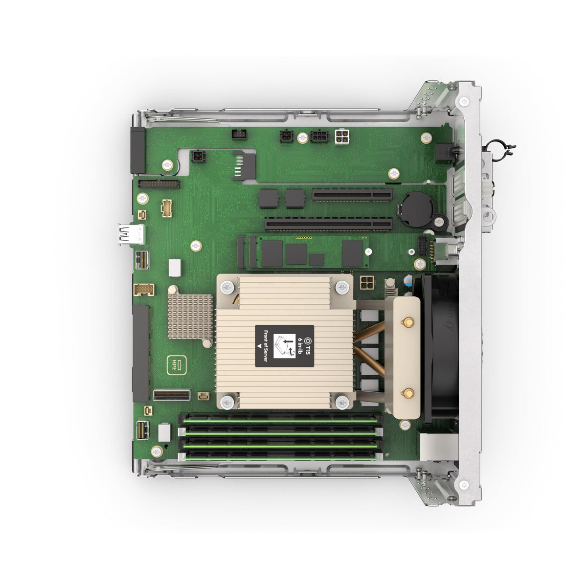 Hewlett Packard Enterprise ProLiant MicroServer Gen11 Tower Server, Intel Xeon E-2414 Processor, 16GB Memory, External 180W US Power Supply (HPE Smart Choice P78521-005)
