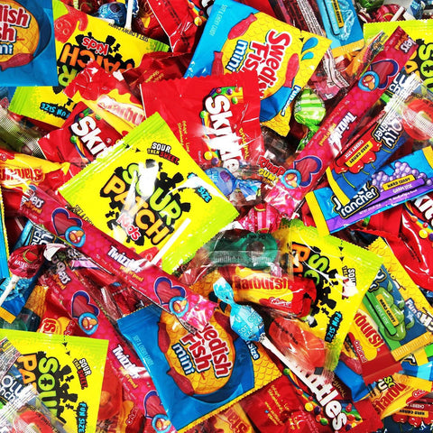 Bulk Candy Mix Variety Pack - 2lb Pack of Individually Wrapped Assorted Sweets for Party Favors, Candy Buffets, Goodie Bags, Gifting, and Office Treats