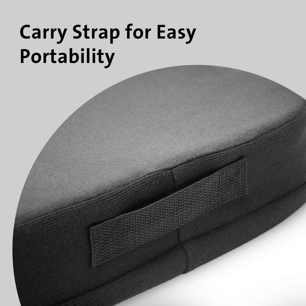 Kensington Seat Cushion for Office, Desk Chair Cushion, Car Seat Cushion, Pain Relief Memory Foam Seat Rest, Computer Chair Pad, Ergonomic Office Chair Cushion, Chair Pillow, Black K55805WW 410x470x72